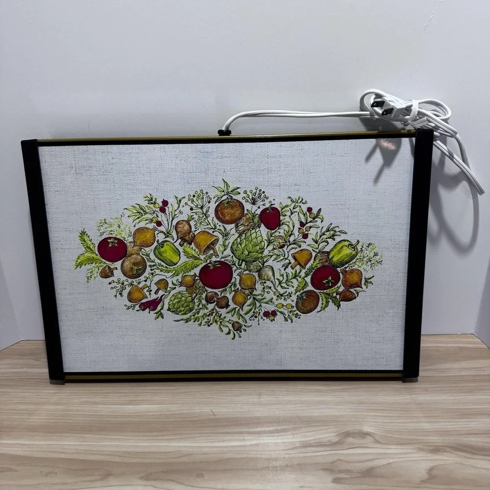 Vintage Warm O Tray Electric Food Warming Model #60 Spice of Life Pattern WORKS